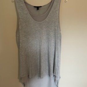 Grey High/Low Tank